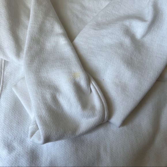 Champion Vintage Reverse Weave White Hoodie - Picture 13 of 16